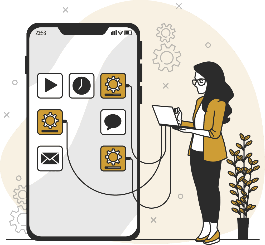 Mobile App Illustration